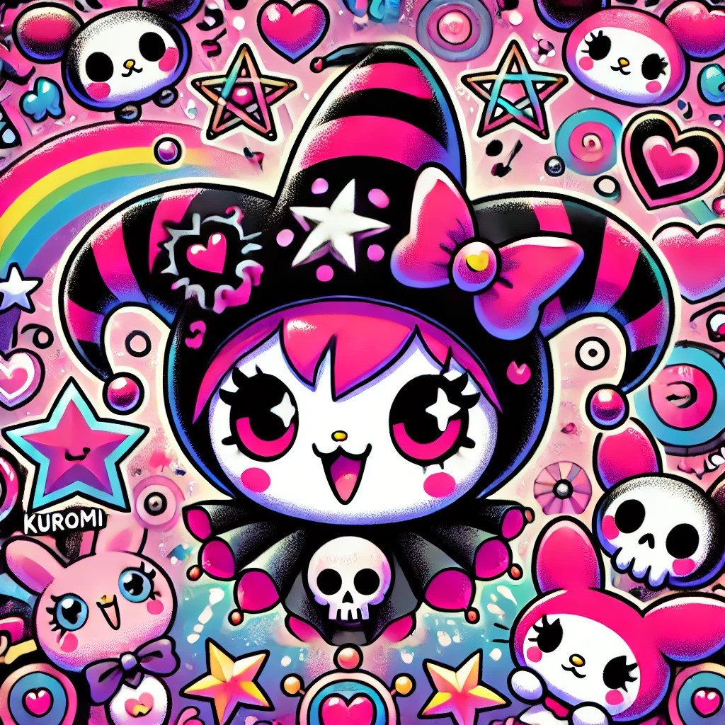 kuromi:fox5ydxdt58= hello kitty