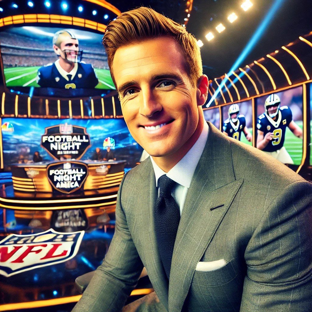 drew brees makes his nbc debut, internet amazed by his new hair